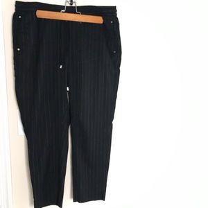 Striped drawstring pants